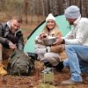اجاق گاز کمپینگ تاشو 3 شعله گرین لاین مدل Green Lion 3-Burner Foldable Camping Stove