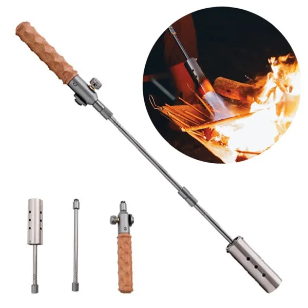 مشعل گازی فندکی کپسولی گرین لاین مدل Green Lion Flame Torch Camping Gas Lighter