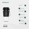 مخلوط‌ کن و شیکر شارژی گرین لاین Green Lion G-Blend X Portable Juicer 0.3L 40W
