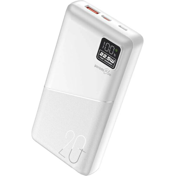 پاوربانک پرودو مدل Porodo Blue 20000mAh Quick Charge Power Bank PB-PBFCH054