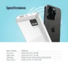 پاوربانک پرودو مدل Porodo Blue 20000mAh Quick Charge Power Bank PB-PBFCH054