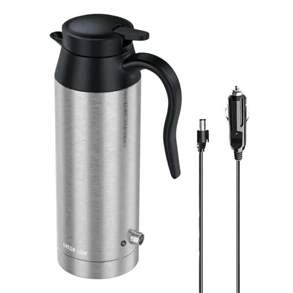 کتری برقی مخصوص خودرو 800 میلی لیتر گرین لاین Green Lion Electric Car Kettle GNCK800MLSL